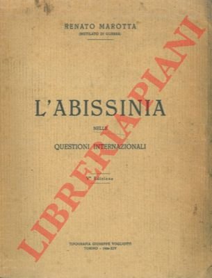 L'Abissinia nelle questioni internazionali.