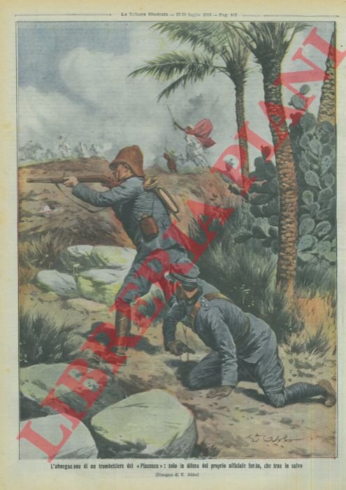 L'abnegazione di un trombettiere del “Piacenza” : solo in difesa …