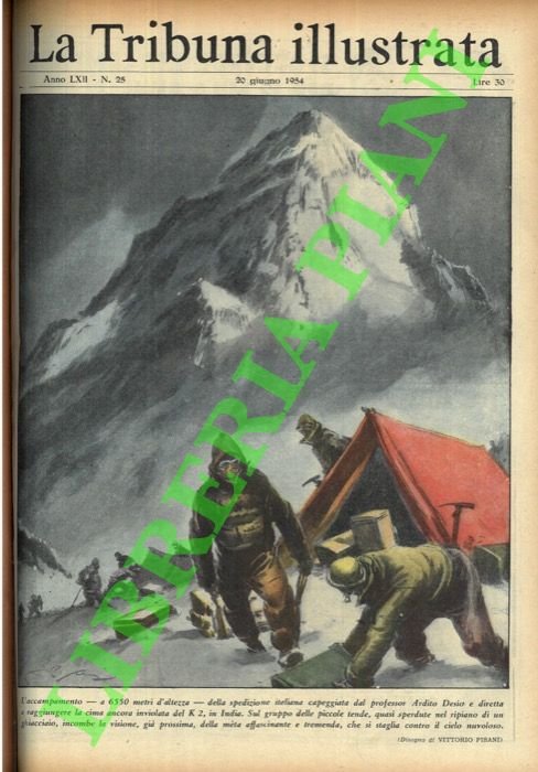 L'accampamento - a 6550 metri d'altezza - della spedizione italiana … | Immagine Gallery 2