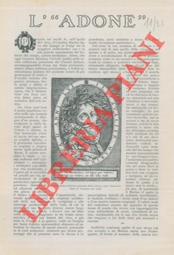 L'"Adone". (Cavalier Marino) | Immagine Gallery 2