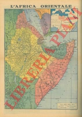 L'Africa Orientale (cartina).