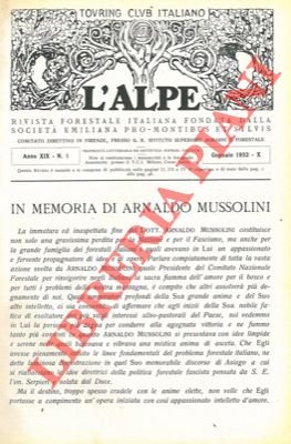 L'Alpe. Rivista forestale italiana.