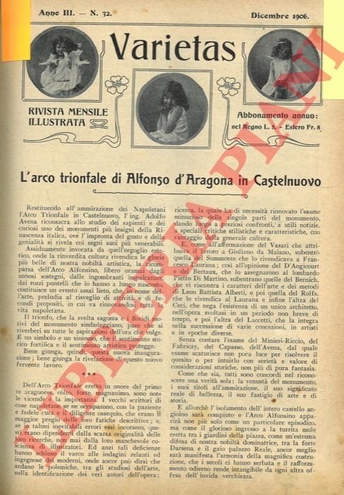 L'arco trionfale di Alfonso d'Aragona in Castelnuovo.