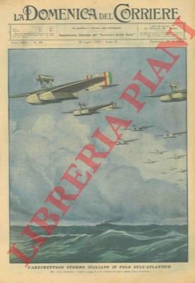 L'ardimentoso stormo italiano in volo sull'Atlantico.