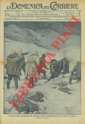 L'artiglieria a 3000 metri, in preparazione per un attacco di …