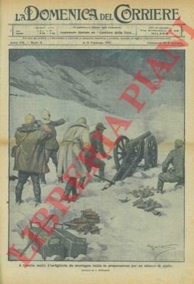L'artiglieria a 3000 metri, in preparazione per un attacco di …