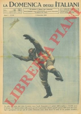 L'aviatore russo Vassili Romaniuk si getta dall'aeroplano a 12.500 metri …