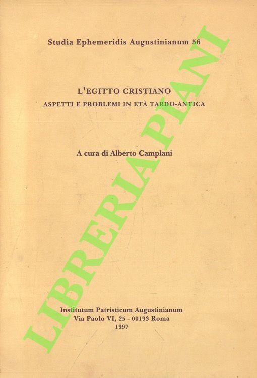 L'Egitto cristiano. Aspetti e problemi in età tardo-antica.