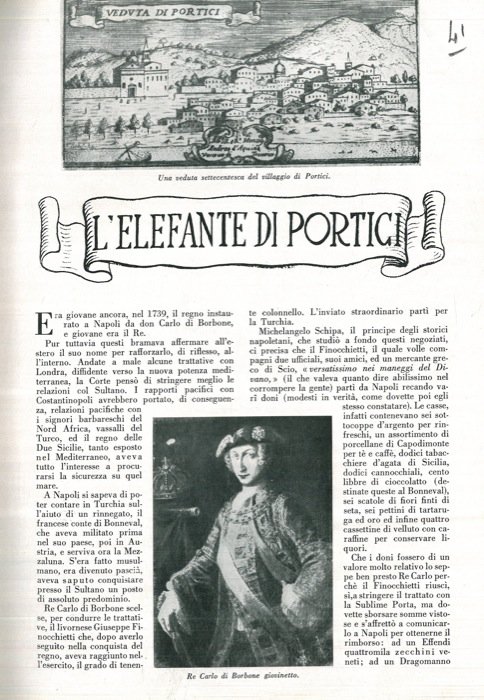 L'elefante di Portici.