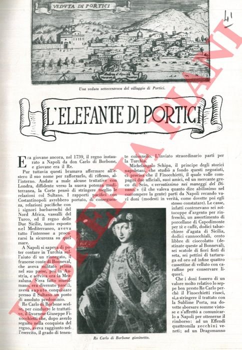 L'elefante di Portici.