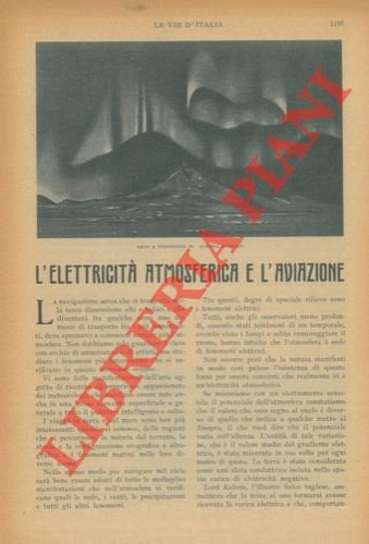 L'elettricità atmosferica e l'aviazione.