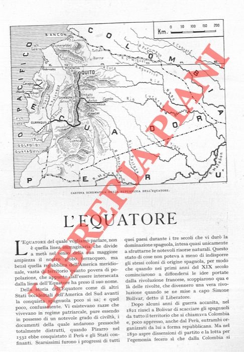 L'Equatore.