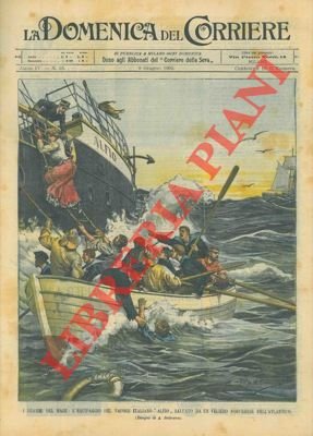 L'equipaggio italiano dell' "Alfio" tratto in salvo nell'Atlantico.