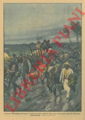 L'esodo dei miseri abitanti della zona invasa dalle acque del …