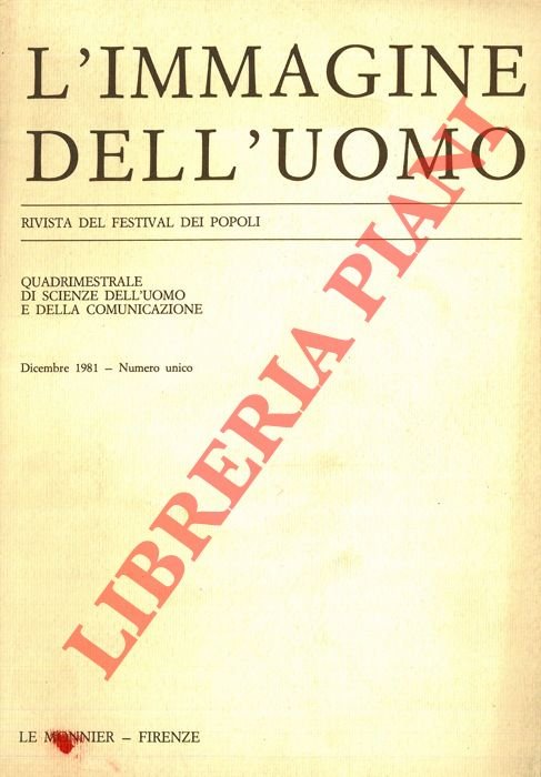 L'immagine dell'uomo. Rivista del Festival dei popoli.