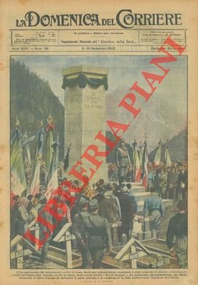 L'inaugurazione del monumento al Col di Lana, sorto per sottoscrizione …