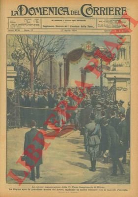 L'inaugurazione della Va Fiera Campionaria di Milano.