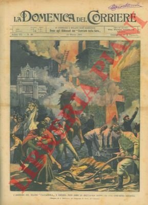 L'incendio del teatro Castagnola a Catania.