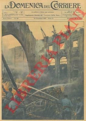 L'incendio del Teatro Comunale di Bologna. I resti del palcoscenico, …