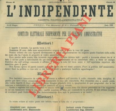 L'Indipendente. Gazzetta politico - amministrativa.