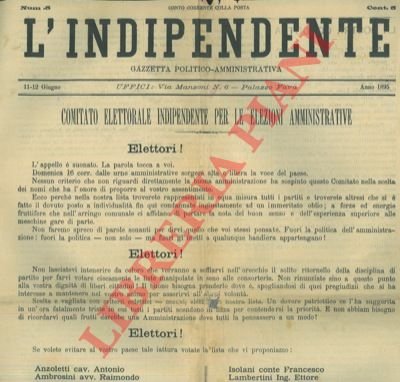 L'Indipendente. Gazzetta politico - amministrativa.