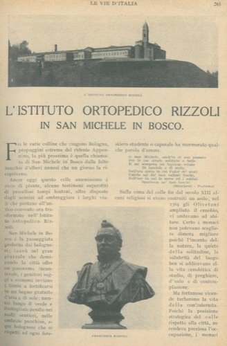 L'Istituto Ortopedico Rizzoli in San Michele in Bosco.