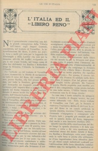 L'Italia ed il “libero Reno”.