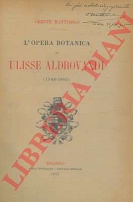 L'opera botanica di Ulisse Aldrovandi. (1549 - 1605). - Illustrazione …