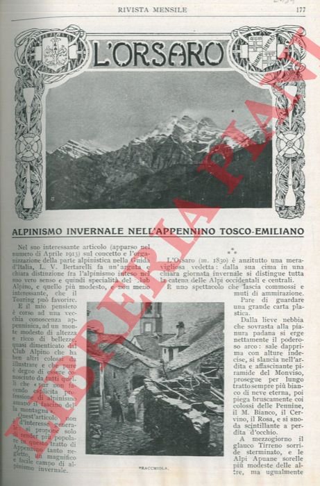 L'Orsaro. Alpinismo invernale nell'Appennino Tosco-Emiliano.