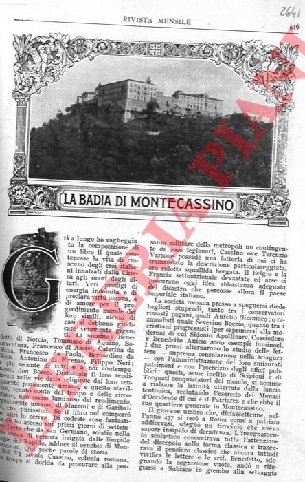 La Badia di Montecassino.