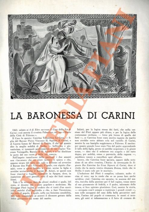 La Baronessa di Carini. | Immagine Gallery 2