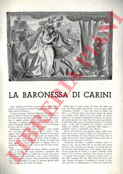 La Baronessa di Carini. | Immagine Gallery 3