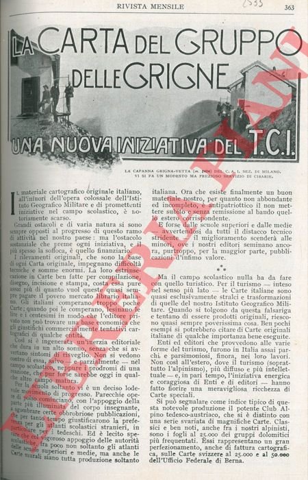 La carta del Gruppo delle Grigne. Una nuova iniziativa del …