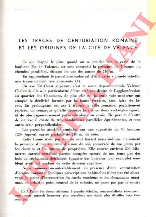 La centuriation romaine et les origines de la cité de …