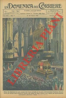 La cerimonia funebre nel Duomo per la morte dell'Arcivescovo Cardinale …