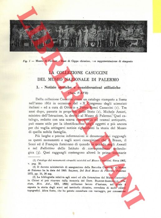 La Collezione Casuccini del Museo Nazionale di Palermo.