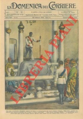 La consacrazione del nuovo elefante "bianco" a Bangkok.