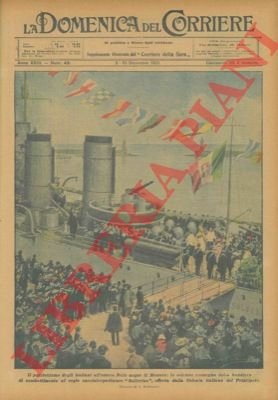 La consegna della bandiera da combattimento al regio cacciatorpediniere "Solferino".