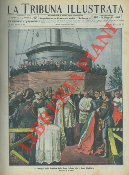 La consegna della bandiera delle donne italiane alla “Dante Alighieri” …