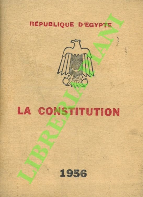La Constitution de la République Egyptienne.