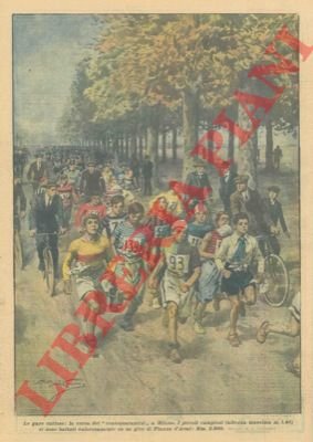 La corsa dei "centoquarantini" a Piazza d'Armi; piccoli campioni (altezza …