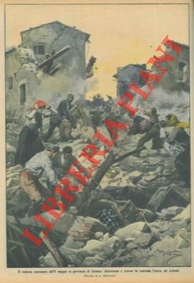 La distruzione del terremoto in contrada Linera ad Acireale.