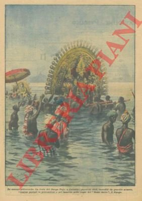 La festa del Durga Puja, a Calcutta: parecchi idoli vengono …