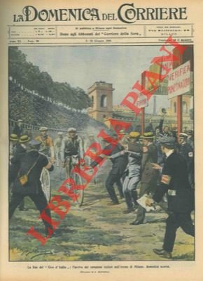 La fine del Giro d'Italia : arrivo dei campioni ciclisti …