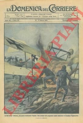 La fine di un "Albatros" tedesco che aveva bombardato Venezia.