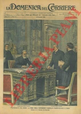 La firma della convenzione d'arbitrato franco - italiano.