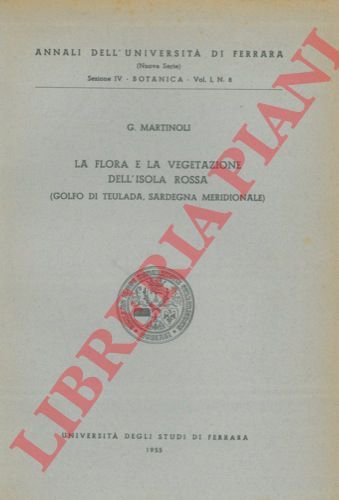 La flora e la vegetazione dell' Isola Rossa (Golfo di …