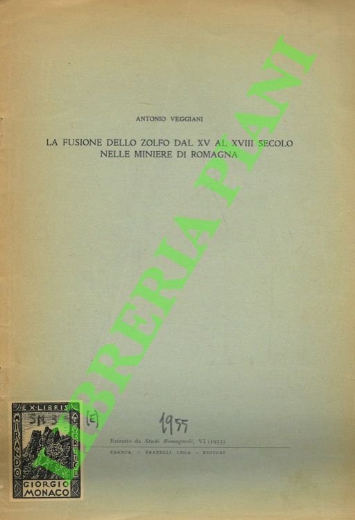 La fusione dello zolfo dal XV al XVIII secolo nelle …
