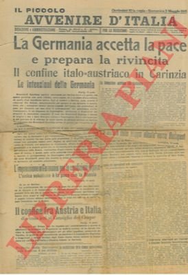 La Germania accetta la pace e prepara la rivincita.