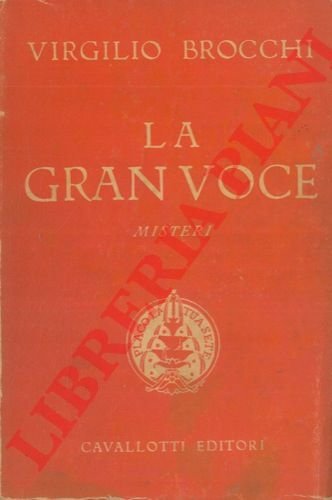 La gran voce. Misteri.